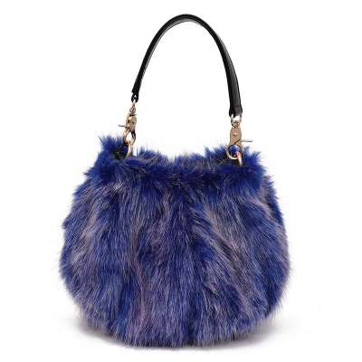 New Bucket Plush Women Bag Shoulder Handbag Bags For Winter